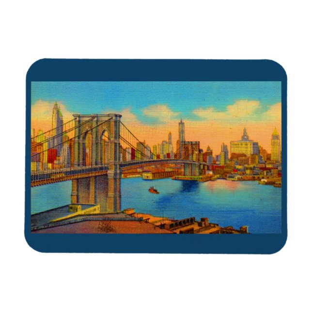 the Brooklyn Bridge Magnet (Horizontal)