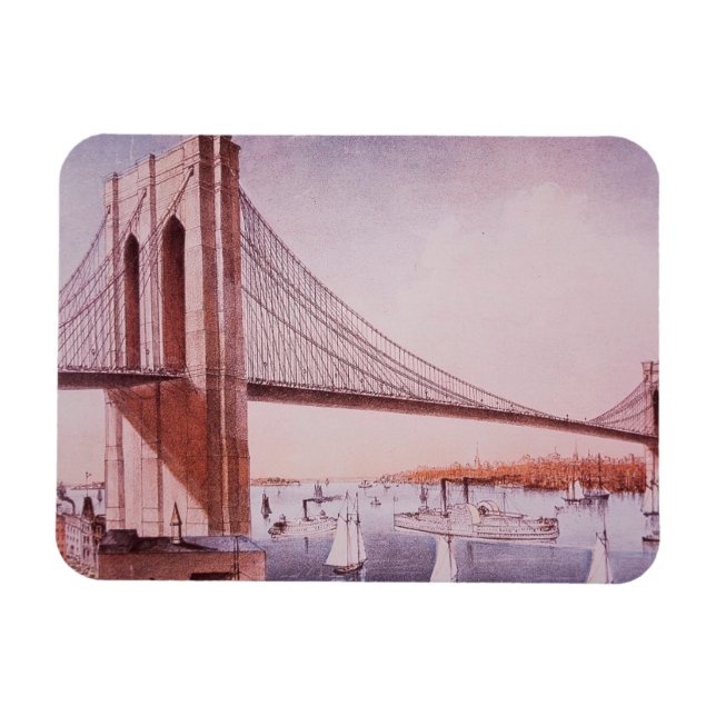 The Brooklyn Bridge Magnet (Horizontal)