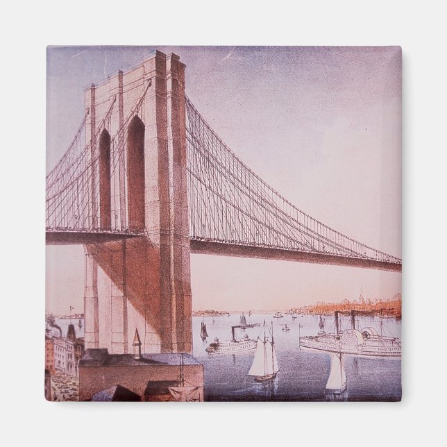The Brooklyn Bridge Magnet (Front)