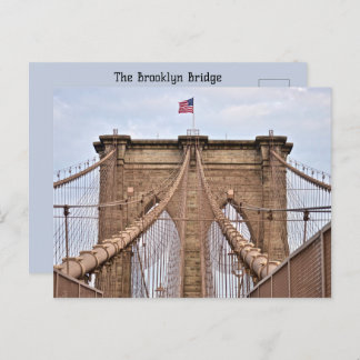 The Brooklyn Bridge Postcard New York America