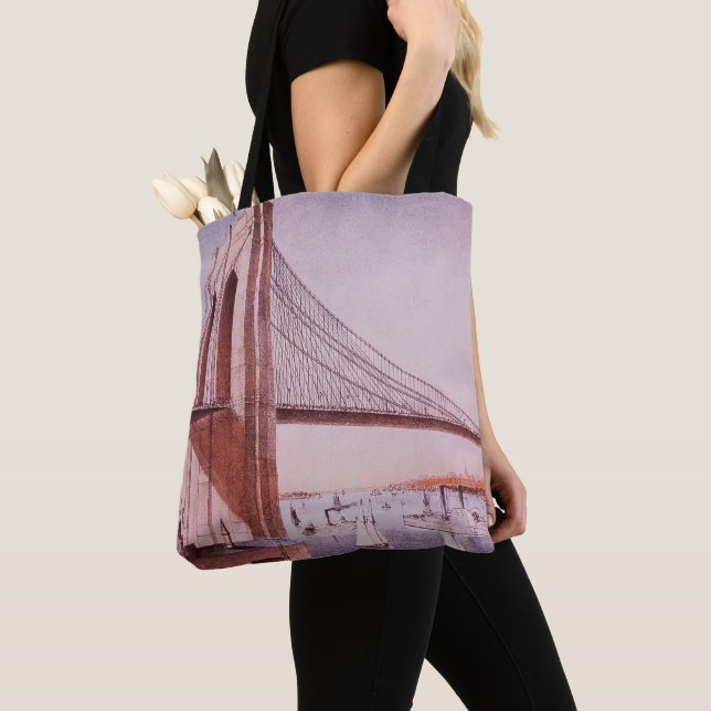 The Brooklyn Bridge Tote Bag (Close Up)