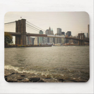 The Brooklyn Bridge, View from Brooklyn Mouse Pad