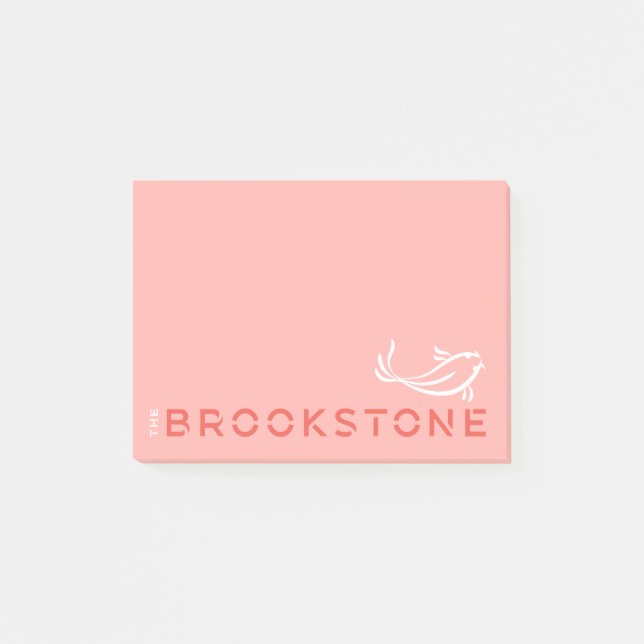 The Brookstone logo  Notepad (Front)