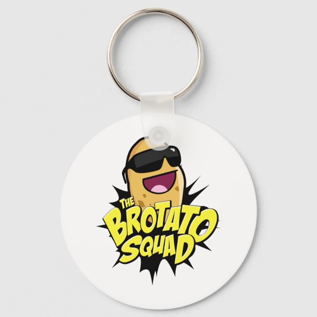 The Brotato Squad Symbol! Key Ring (Front)