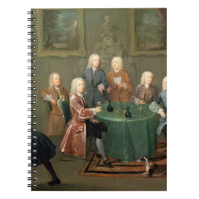 The Brothers Clarke with Other Gentlemen Taking Wi Spiral Notebook (Front)