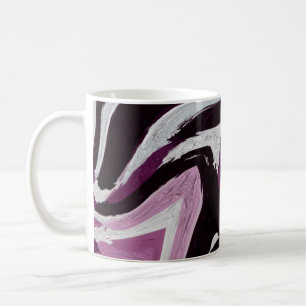 The brush stroke graphic abstract background. Art Coffee Mug