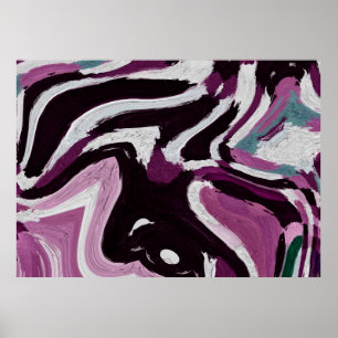 The brush stroke graphic abstract background. Art  Poster