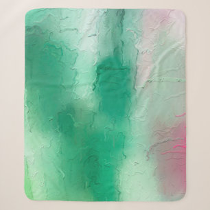 The brush stroke graphic abstract background. Art Sherpa Blanket