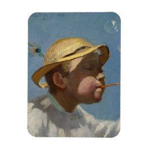 The Bubble Boy (by Paul Peel) Magnet