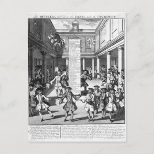The Bubblers Bubbl'd, 1720 Postcard