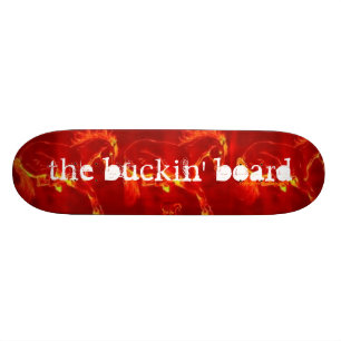 the buckin' board 8.5 inch competition skateboard