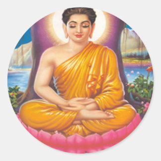 The Buddha Classic Round Sticker