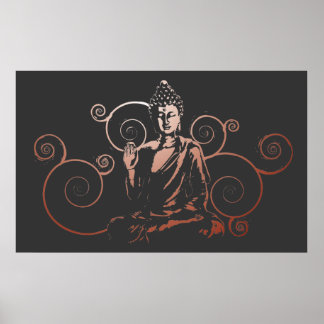 The Buddha Flow Print