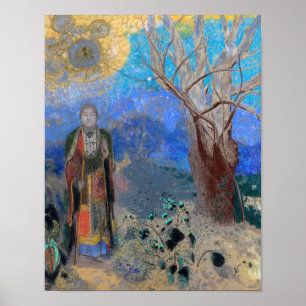 The Buddha, Redon Poster