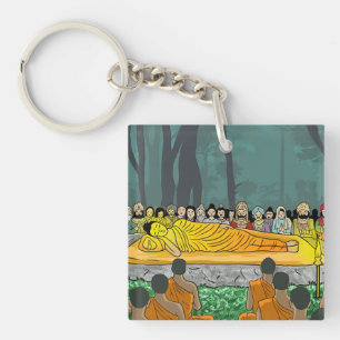 The Buddha’s Final Nirvana acrylic keychain  