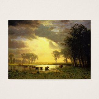 The Buffalo Trail Albert Bierstadt