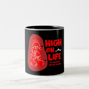The Bugaboos Alpinism Canada Two-Tone Coffee Mug