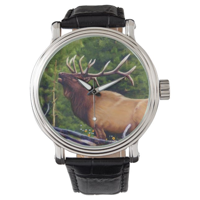 The Bugler Elk Bull Watch (Front)