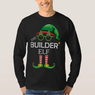 The Builder Elf Christmas Family Matching T-Shirt