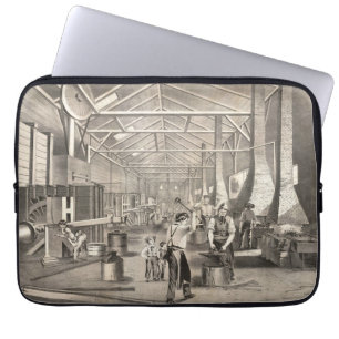 The Building Interior Of H.C. Redington & Company Laptop Sleeve