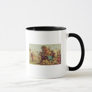 The Building of the Trojan Horse, c.1760 Mug