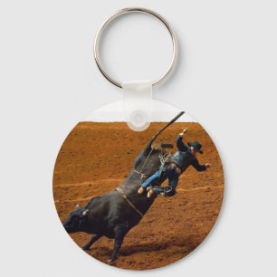 The Bull Rider Key Ring