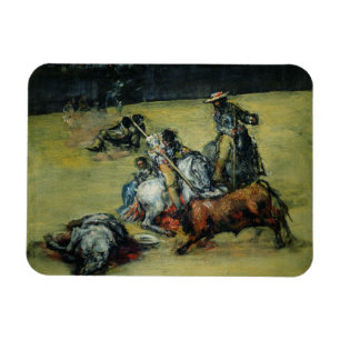 The Bullfight, c.1825 (oil on canvas) Magnet