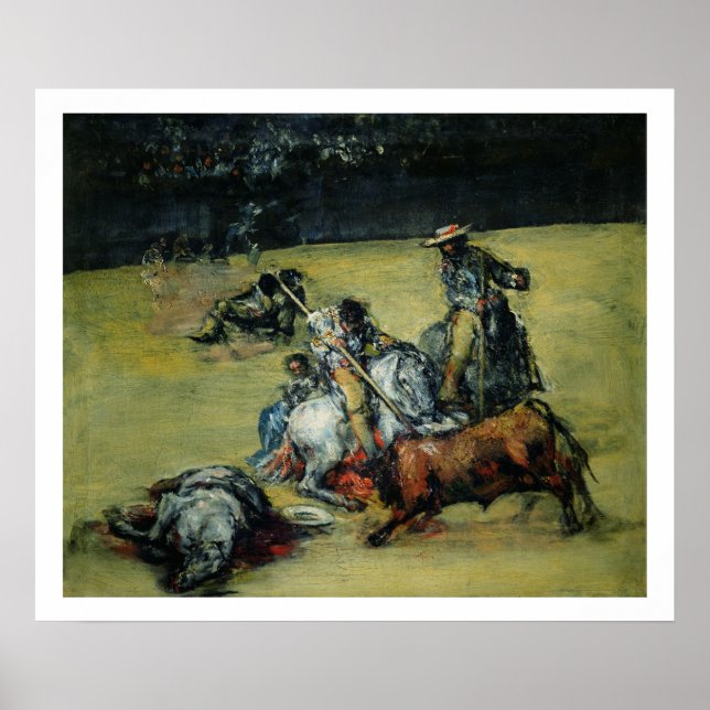 The Bullfight, c.1825 (oil on canvas) Poster (Front)