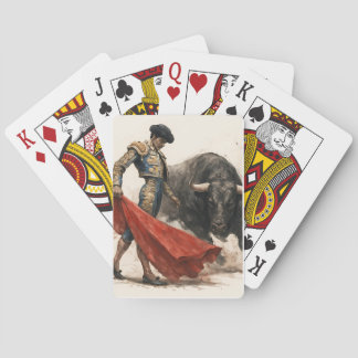 The Bullfighter and the Bull Playing Cards