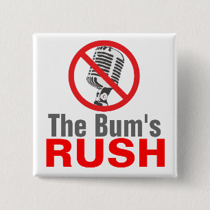 The Bum's RUSH 15 Cm Square Badge