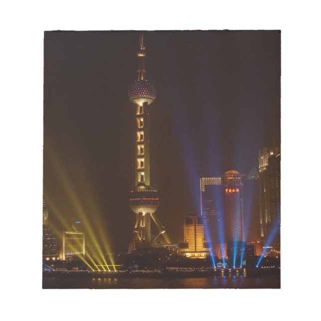 The Bund (waterfront) in Shanghai. Looking Notepad (Front)