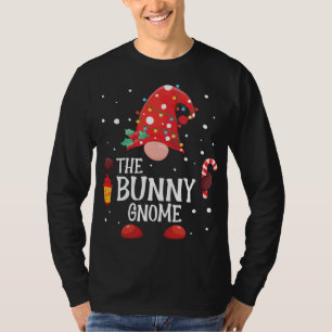 The Bunny Gnome Matching Family Christmas Gnome Pa T-Shirt