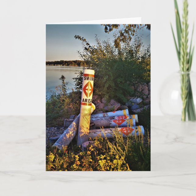 "The Buoys Hibernate" Birthday Card (Front)