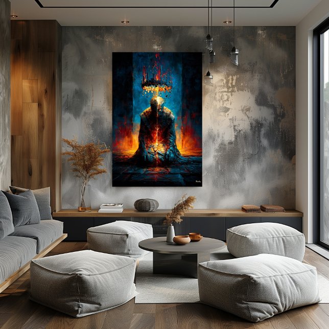 The Burden of the Crown – Monumental Expressionist Poster (Creator Uploaded)