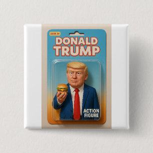 The Burger Baron 15 Cm Square Badge