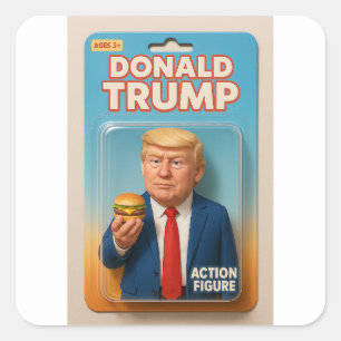 The Burger Baron Square Sticker