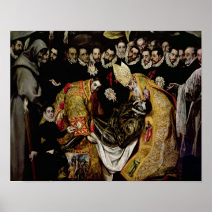 The Burial of Count Orgaz Poster