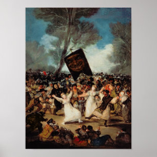 The Burial of the Sardine c.1812-19 Poster