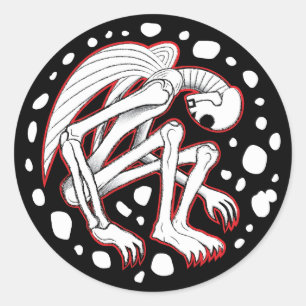 The Buried Angel Classic Round Sticker