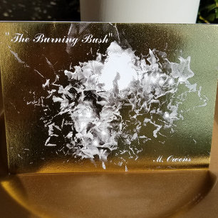 "The Burning Bush" Foil Greeting Card
