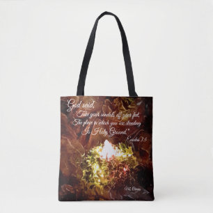 "The Burning Bush" Tote Bag