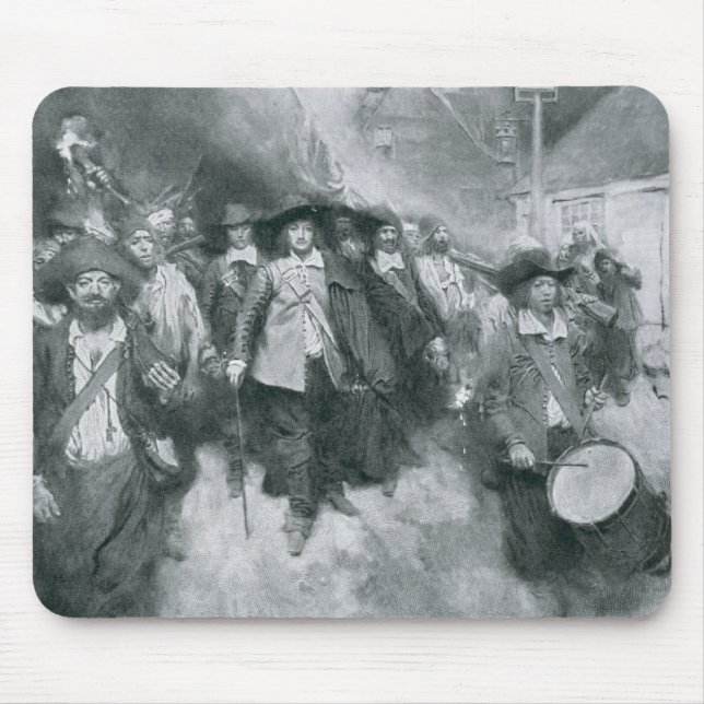 The Burning of Jamestown Mouse Pad (Front)