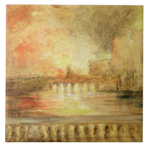 The Burning of the Houses of Parliament, previousl Tile