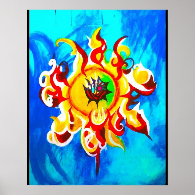 The Burning Star Poster (Front)