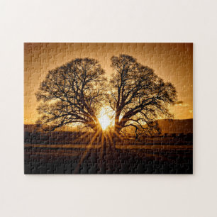 The Burst of Sunset - 11x14 - 252 pcs. Jigsaw Puzzle