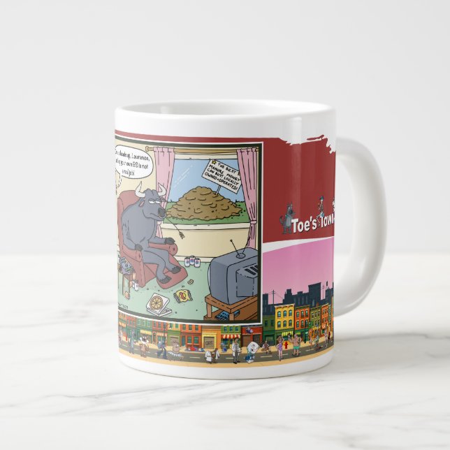 The Business of BS | Father’s Day Large Coffee Mug (Front Right)