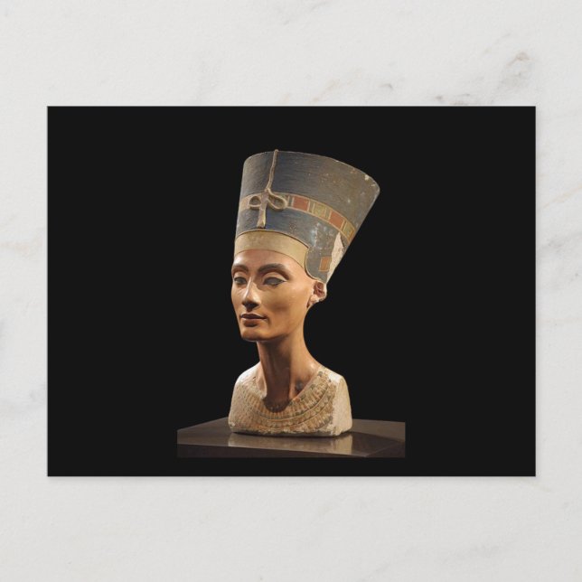 The Bust of Queen Nefertiti Postcard (Front)