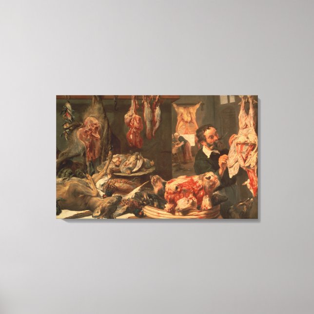 The Butcher's Shop Canvas Print (Front)