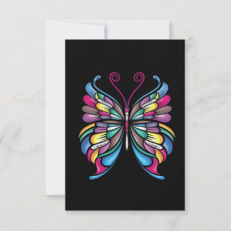 the butterfly design invitation
