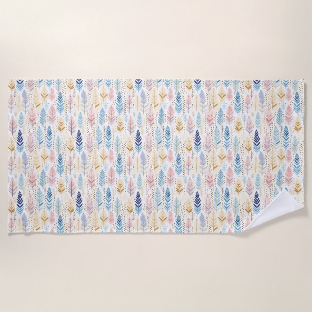 The Butterfly Is A Flying Flower Beach Towel (Front)